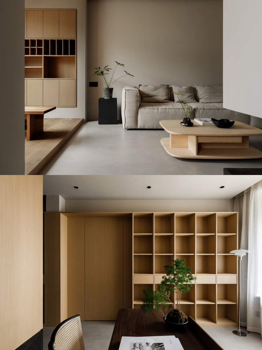 感受146㎡都市原木风平层-0