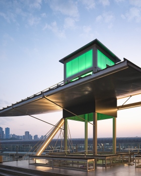 Mountain Alley Rooftop Teahouse Pavilions / RY+P architects