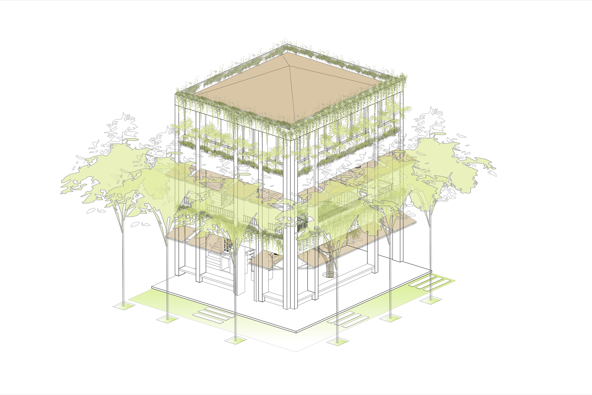 邦特咖啡馆丨越南丨Yen Architecture-18