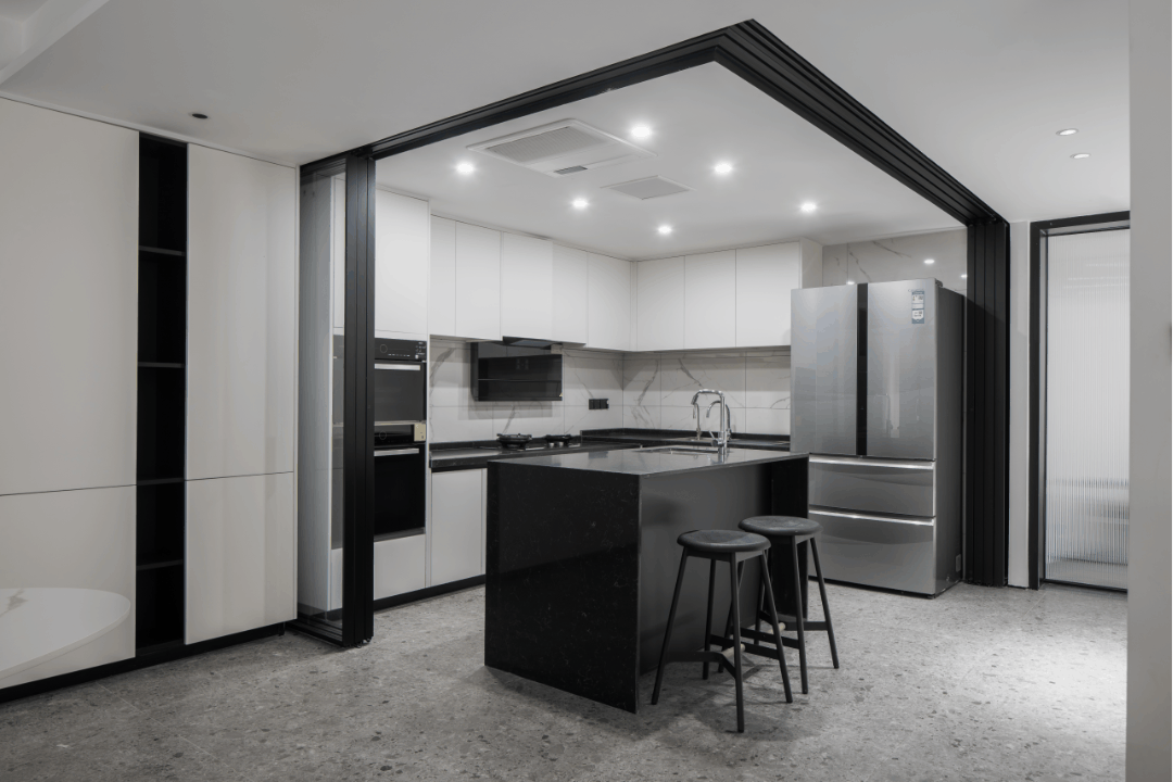 黑白分明的家丨中国南昌丨南昌阿鹤设计工作室-38