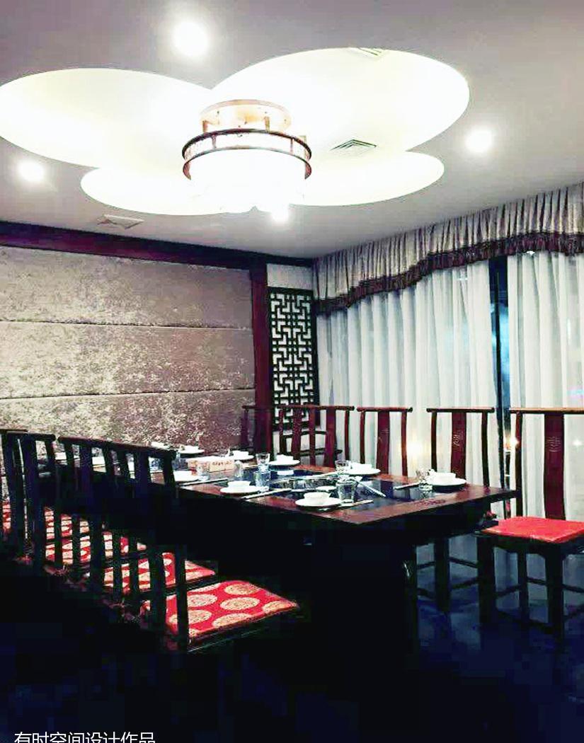 成都老火锅店 | 简约中式餐饮空间设计-16