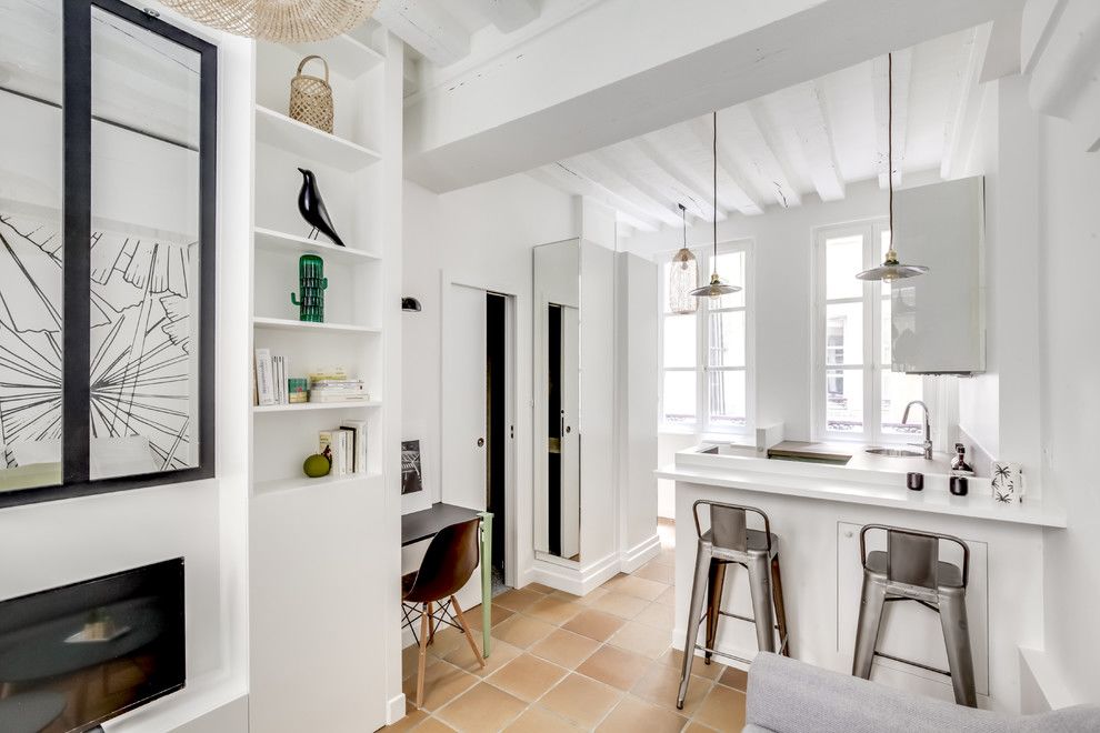 24㎡蜗居变巴黎时尚小公寓，设计师如何做到的？-45