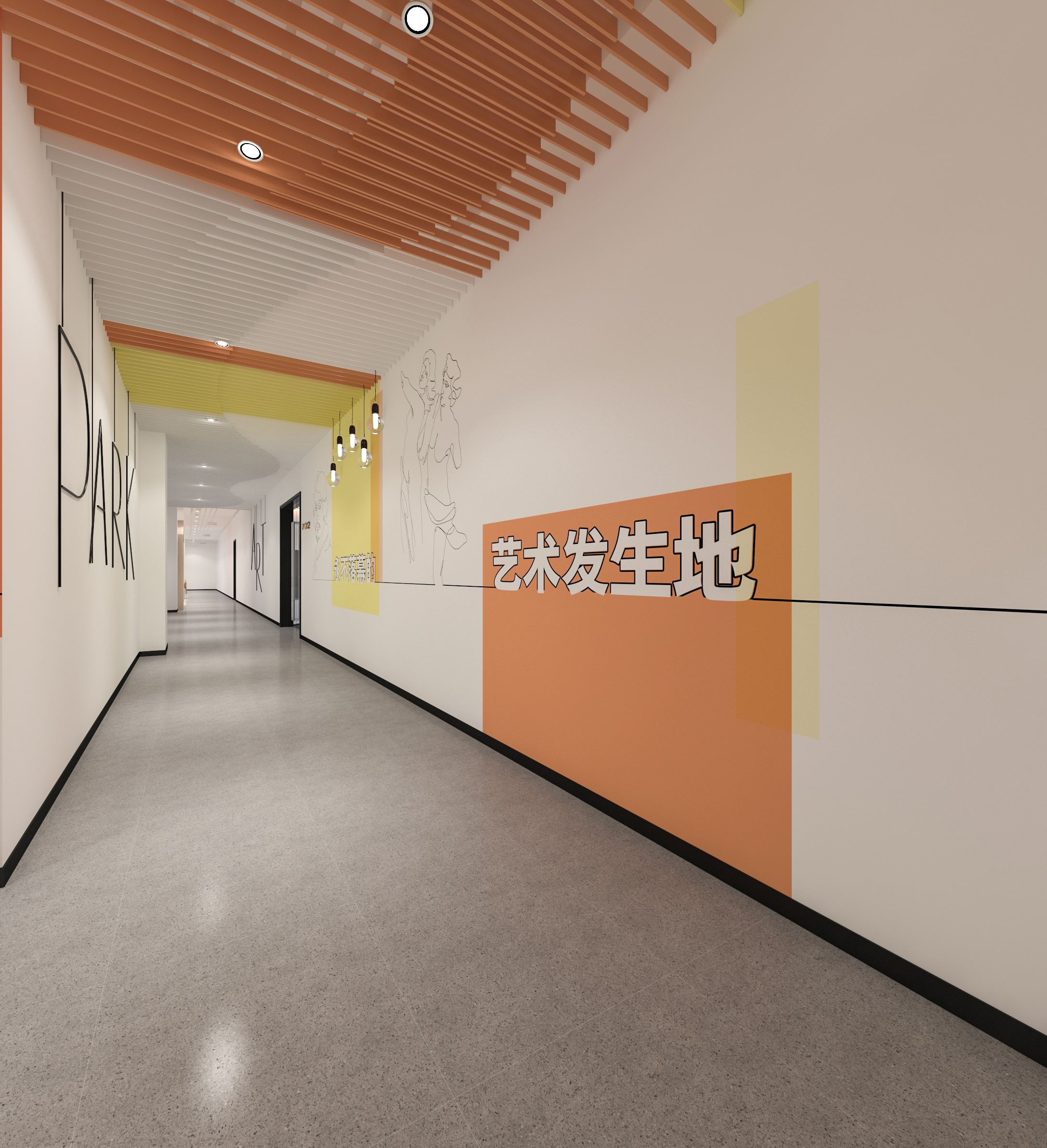 广州某艺术园区大楼公共区域升级改造-12