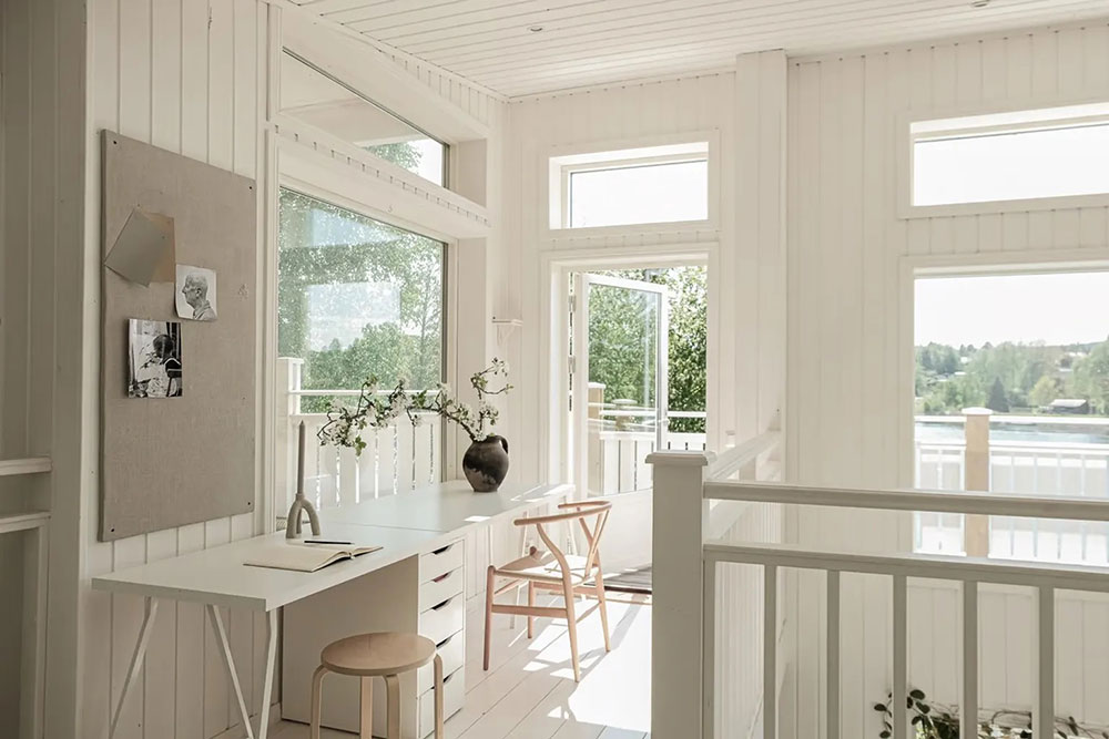 瑞典湖畔小屋 | 光与窗的完美融合-7