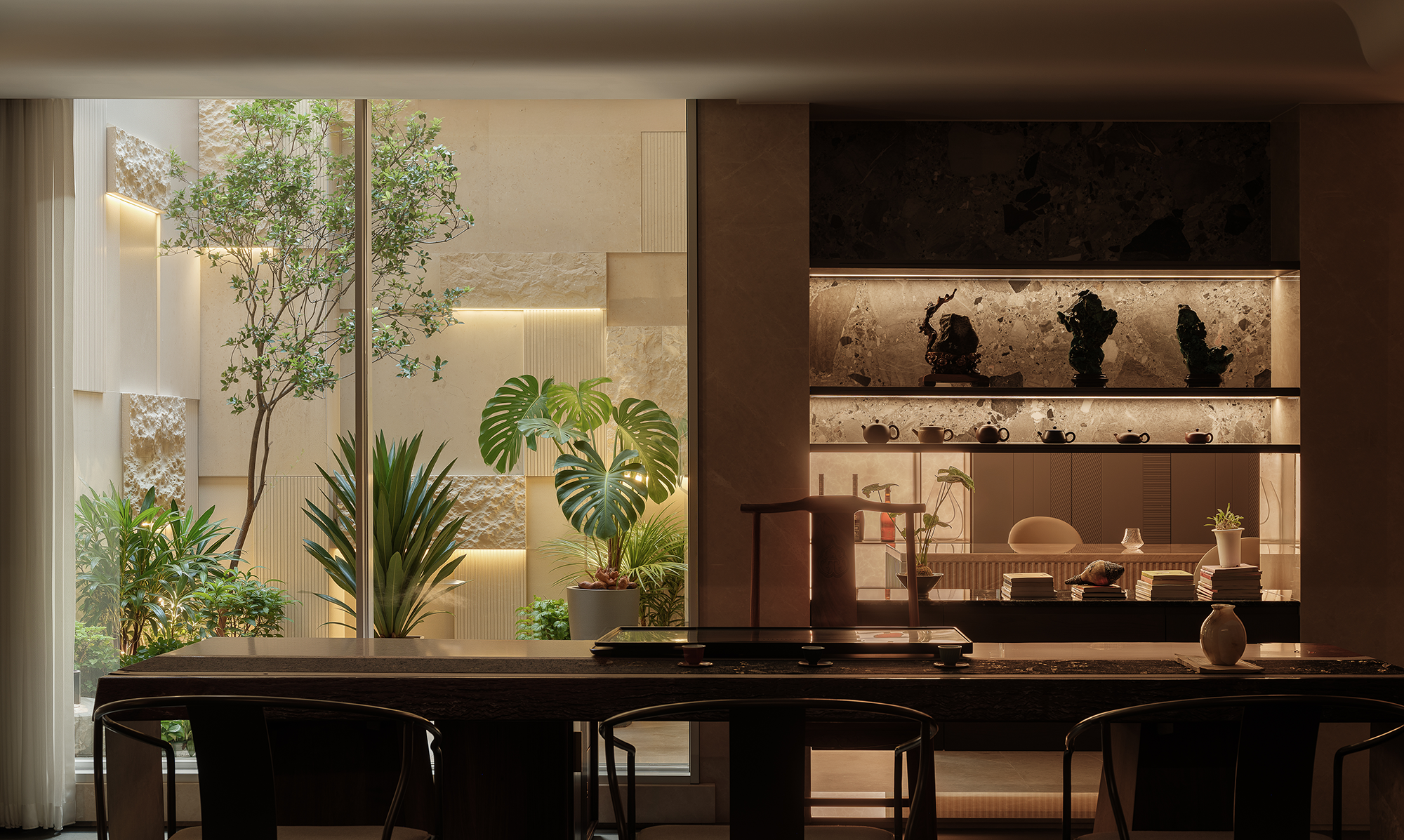 杭州 600㎡ 光之合院,家的对话诗丨中国杭州丨袁杰设计事务所-37