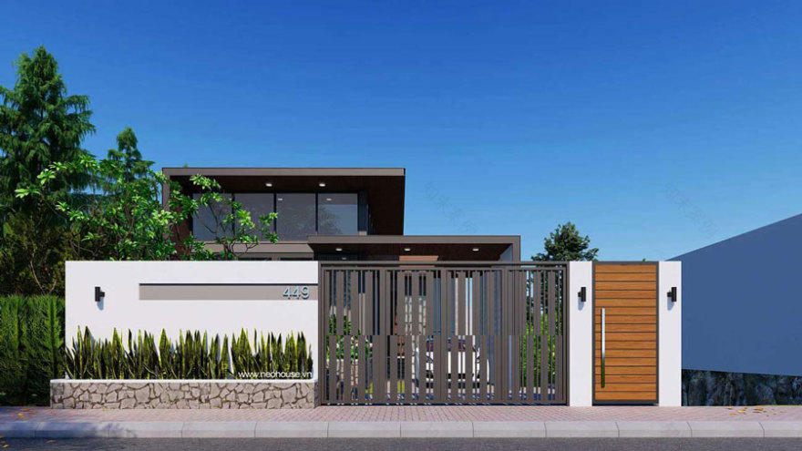 45+ 2层300㎡现代豪华别墅设计案例丨NEOHouse.vn-39