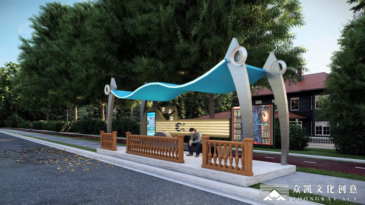 公交站台改造提升丨中国阜阳丨众凯文化创意-10