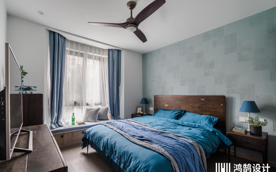 上海老弄堂情怀家居,绿色墨韵温馨一家三口-23