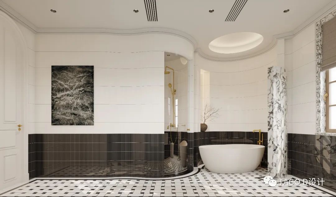 奶油法式浪漫 · 依山傍水别墅的精致设计丨浙江天工装饰工程有限公司-30