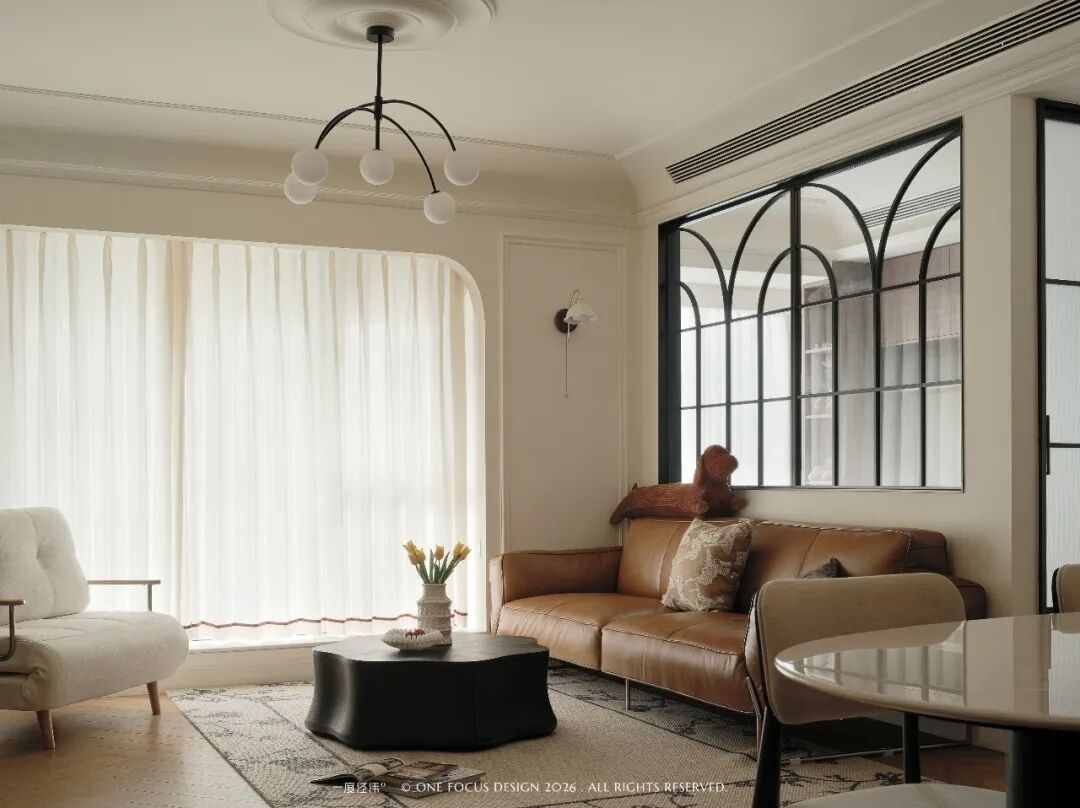 生活家° 轻法式与中古风相融居所改造等多个项目丨One Focus Design 一度经纬°-6