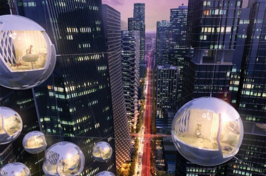 {LIVE Between} 移动胶囊酒店丨HKS Inc.-2