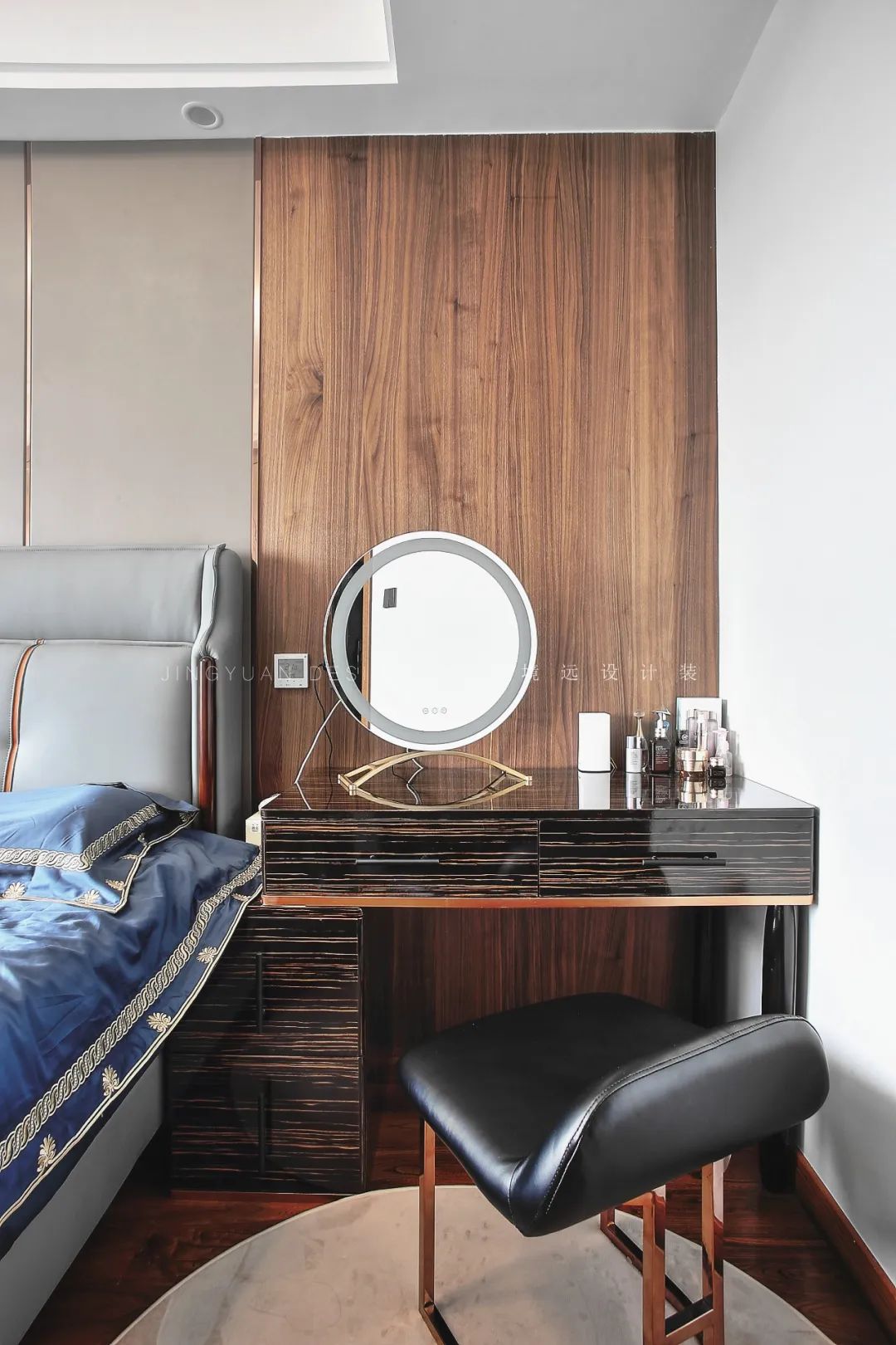 境远装饰 | 105㎡现代低奢灰度空间设计-46