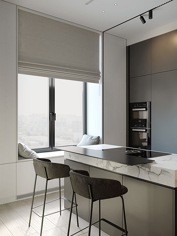 148㎡住宅设计 打造宁静和谐的居住空间-7