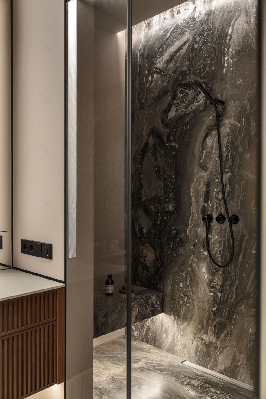 拥有华沙全景的现代经典公寓丨波兰华沙丨Katarzyna Kraszewska室内建筑工作室-53