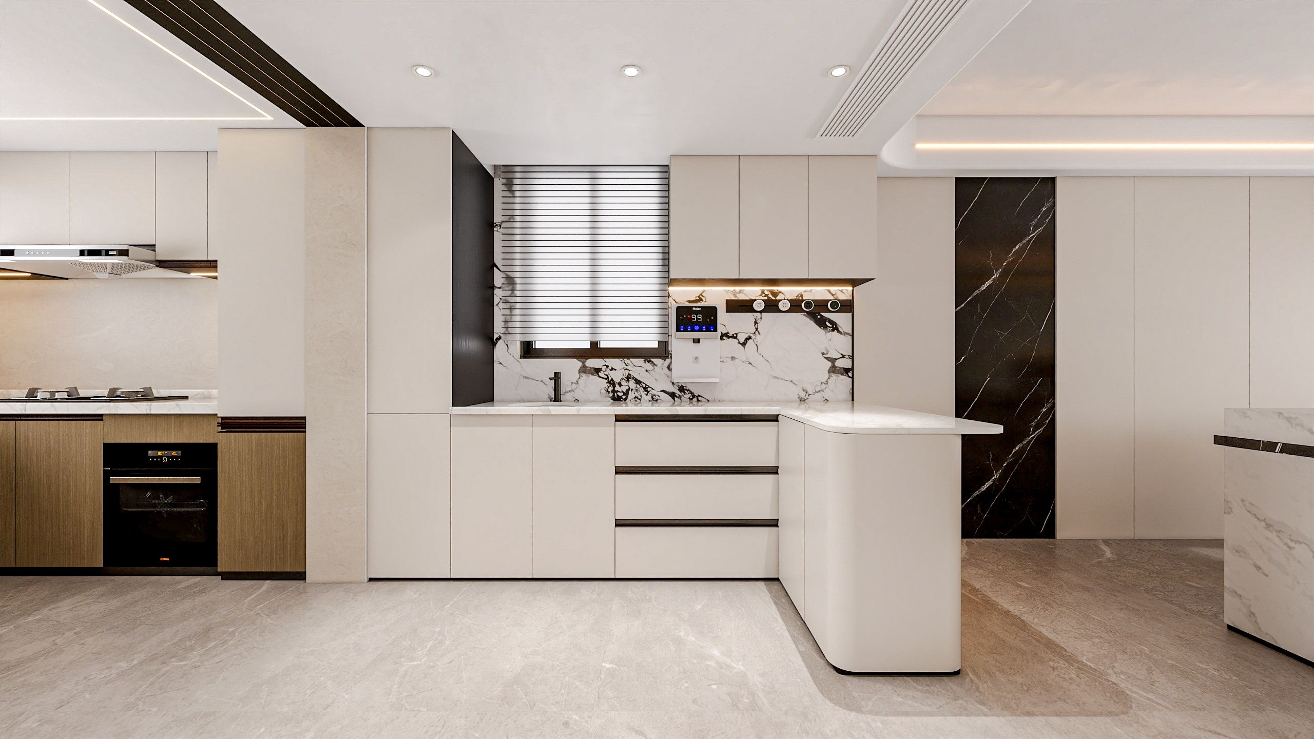 上海浅水湾花园（408平方现代简约别墅）-11