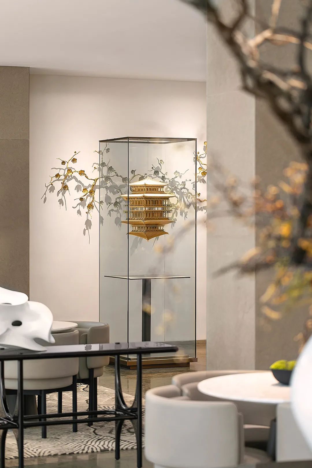 华侨城路劲南京山语隽府售楼处设计丨中国南京丨春山秋水设计-48