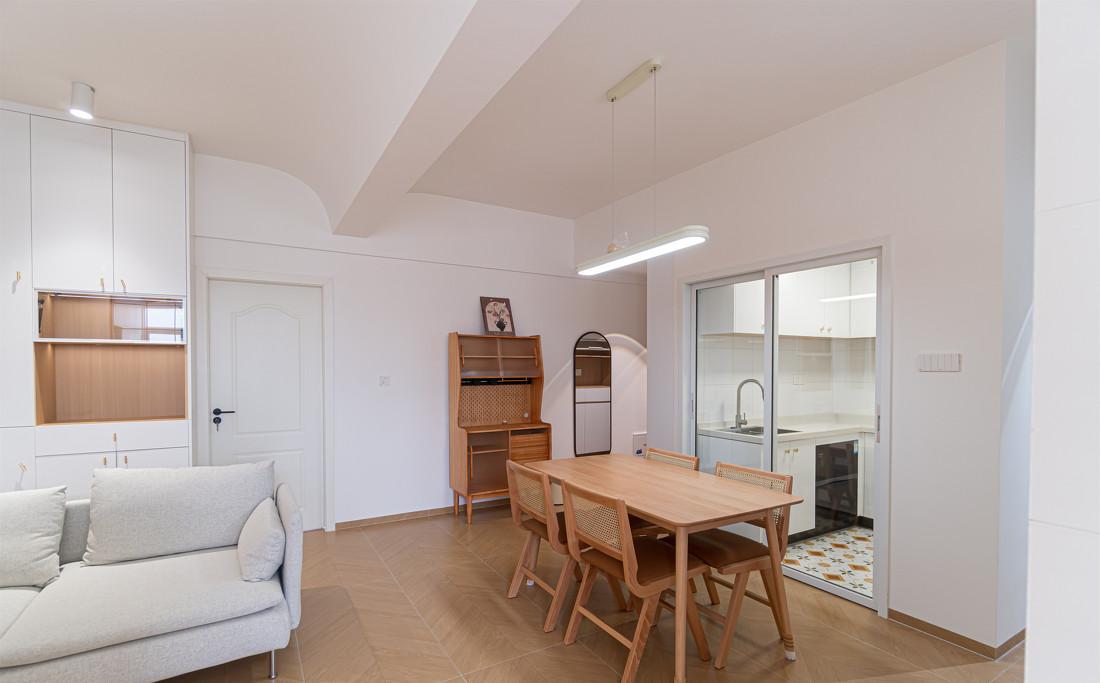 72㎡原木风二居室室内改造-20