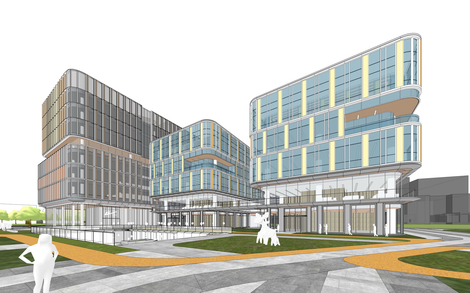 华谊总部办公楼SU模型-4