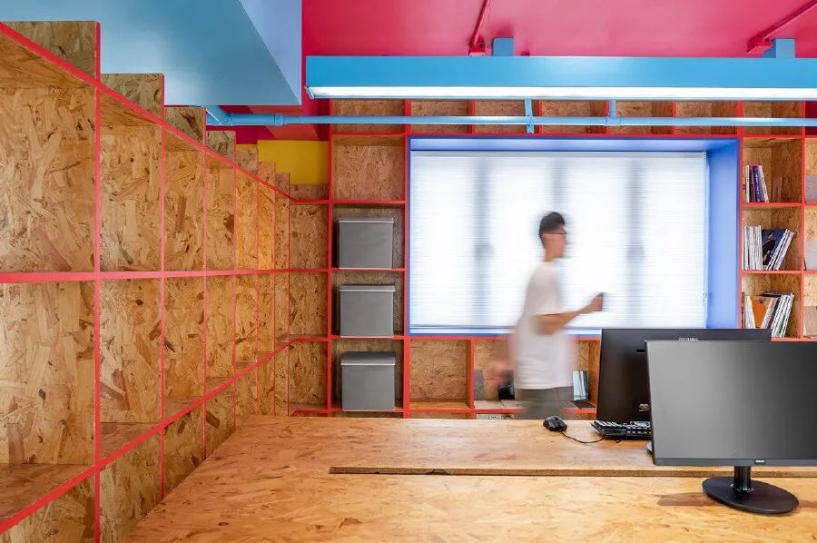 上海彩色办公室丨中国上海丨张烨建筑事务所-9