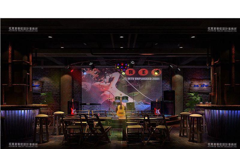 花万里主题餐饮设计-上海布朗石音乐餐厅-9