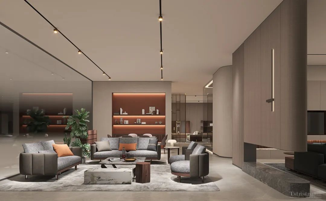 华师傅家居简意系列形象展厅丨中国东莞丨TSINSIN 全线品牌设计,素琢软装-15