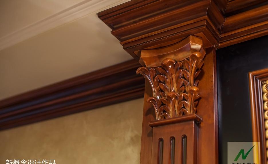 洛杉矶美式别墅的精致护墙板设计-32