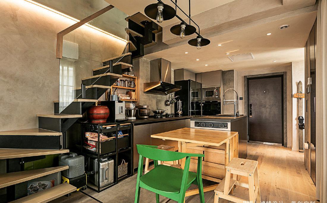 《山宅》·工业风 Loft 公寓改造丨鸿鹄设计-29