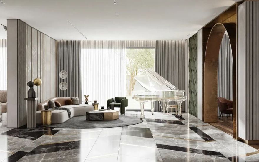 现代奢华室内设计丨埃及设计师 Mahi Soliman-14