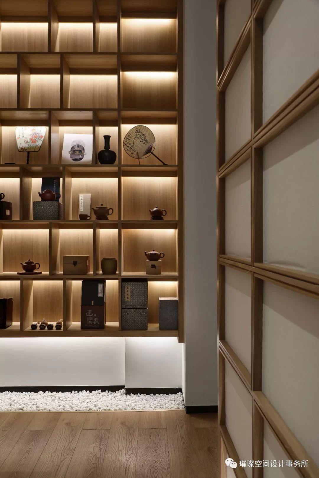 茗语轩 | 禅意茶空间的璀璨设计-45