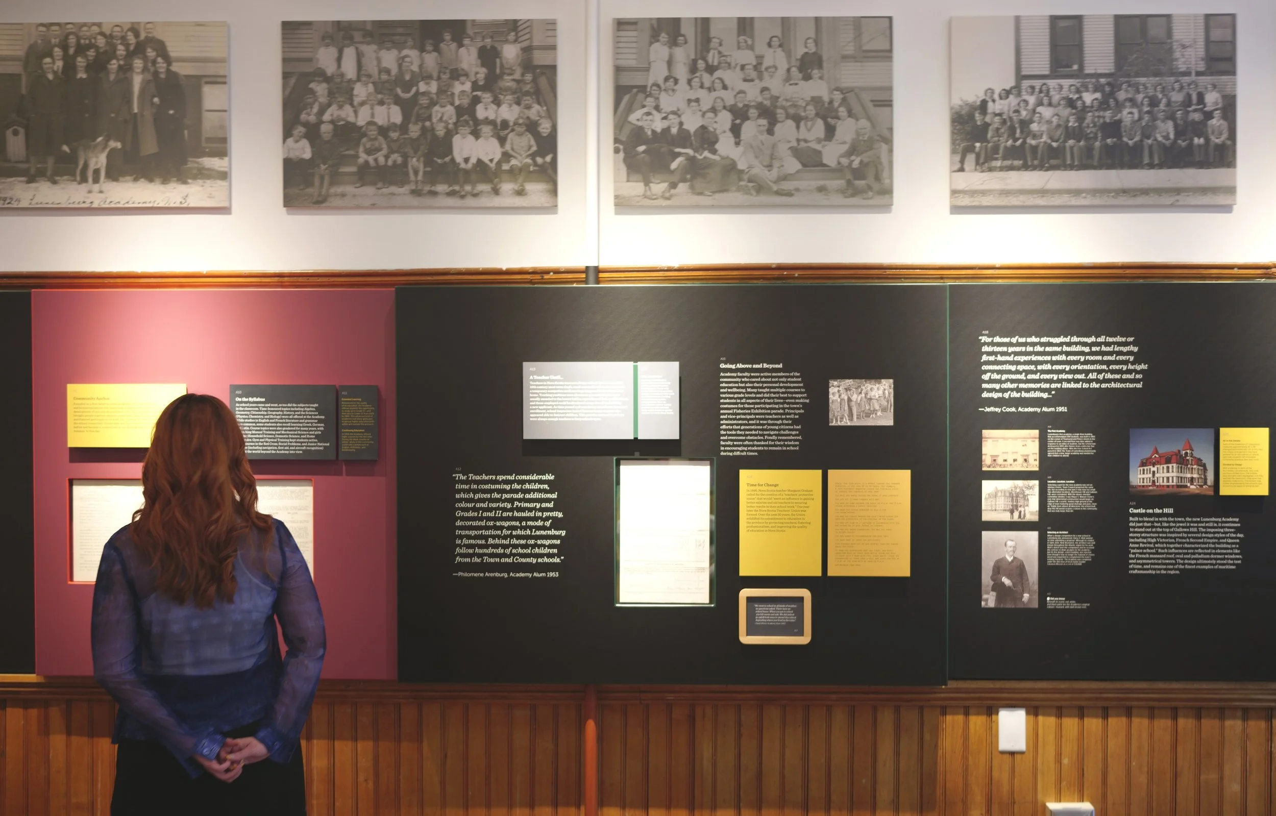 Lunenburg Academy Heritage Classroom Exhibit — Fathom-15