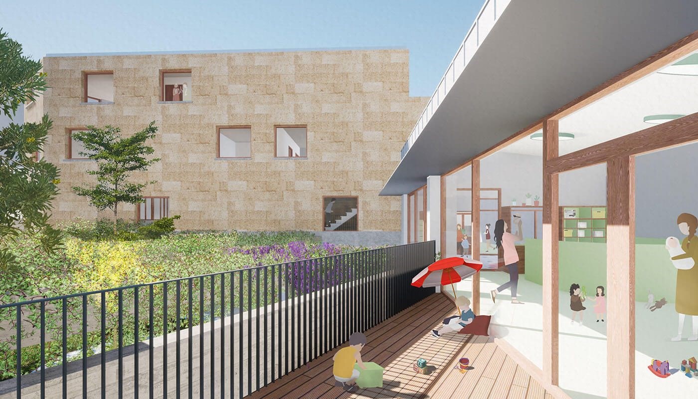 将旧车库改造为明亮的儿童日托中心丨比利时-5