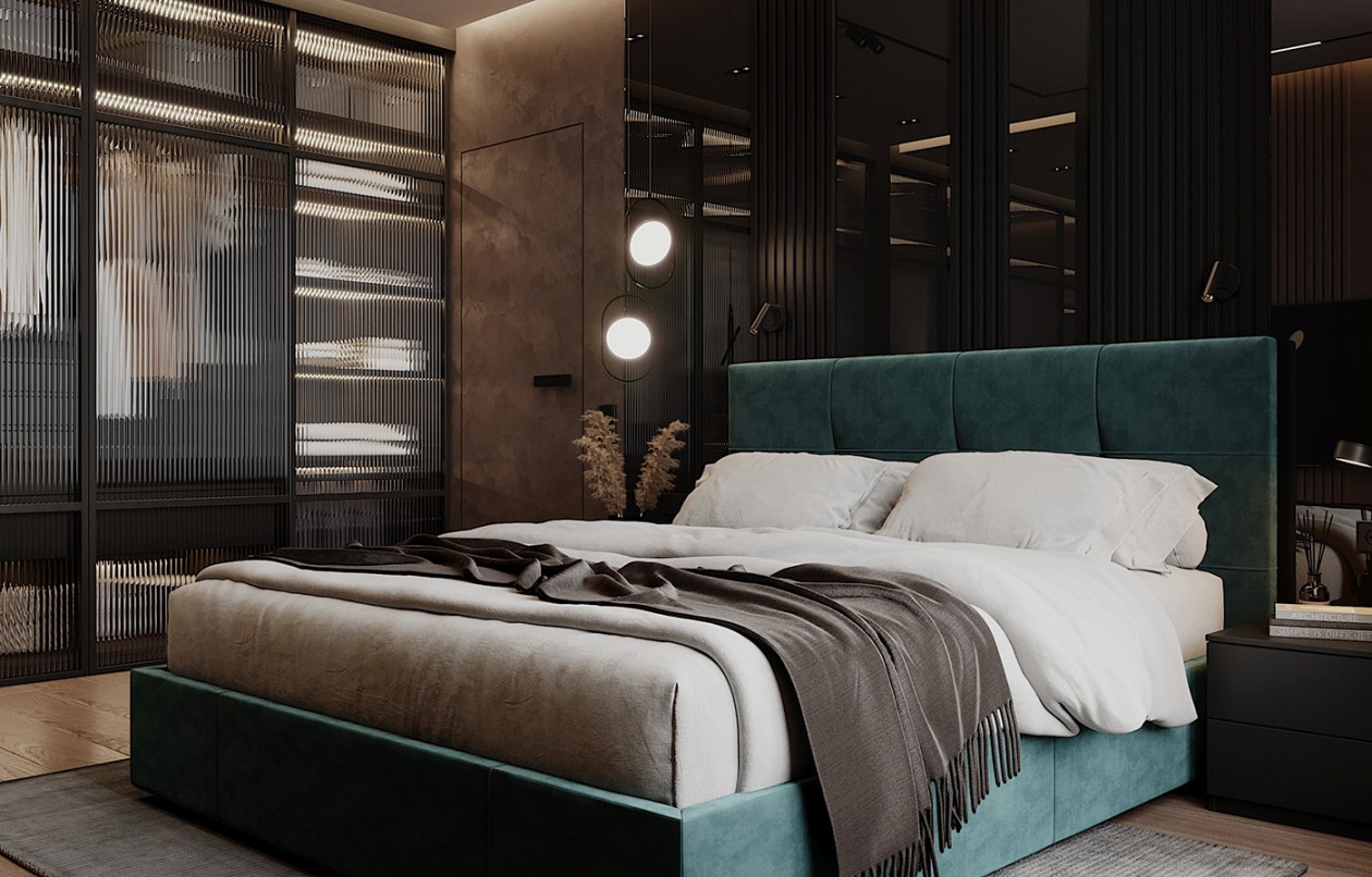 80㎡深色系公寓，隐匿于生活中的美好-21