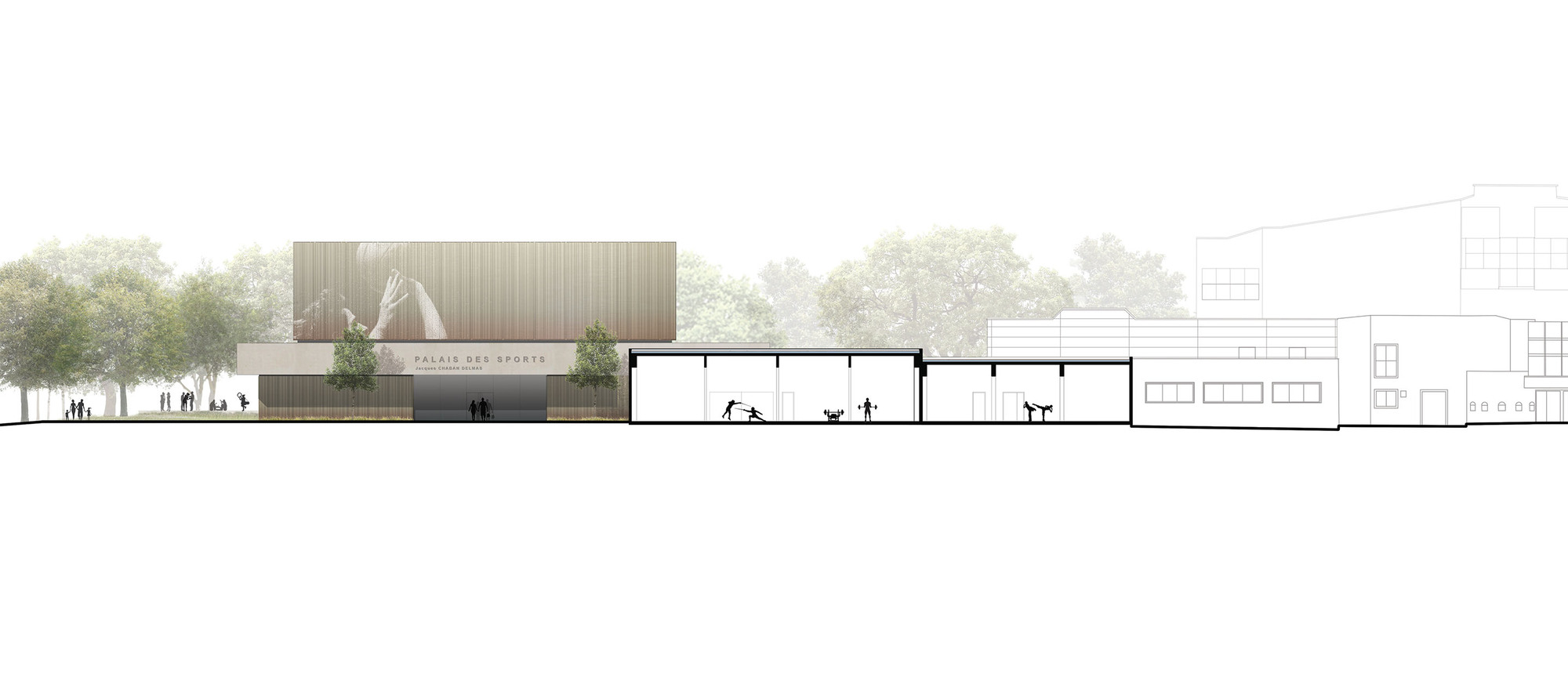 Jacques Chaban Delmas 体育馆丨法国丨BPA ARCHITECTURE-16