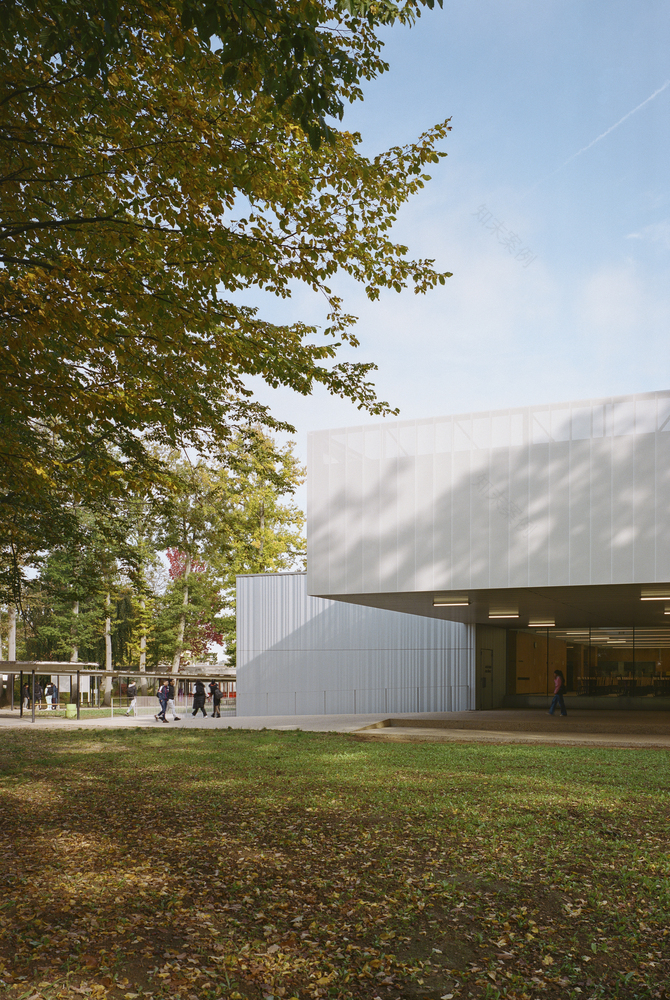 JoliotCurie 学校餐饮服务和校园生活中心丨法国-7