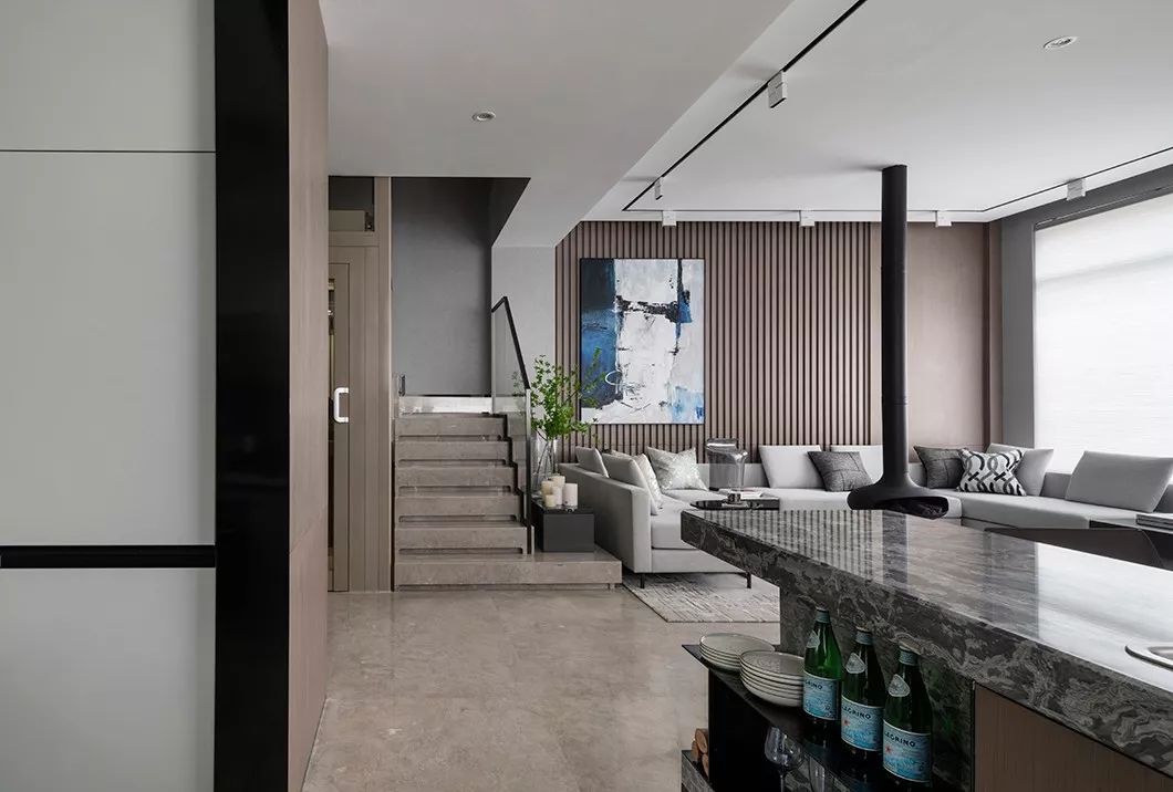 360㎡高级灰别墅 | 围炉夜话，回归本心的感动-22