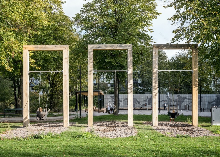 丹麦Remiseparken住房开发区景观-33