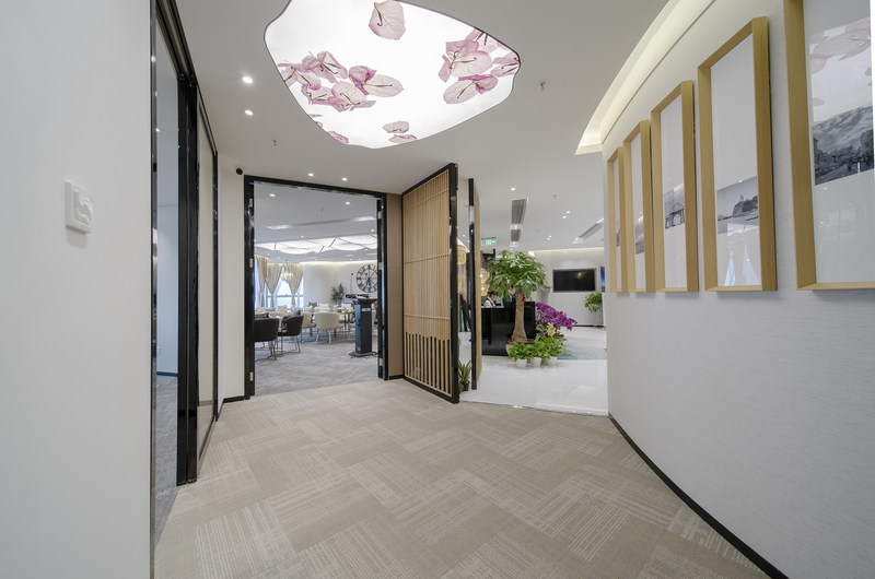 厦门财富中心新中式办公空间设计-7