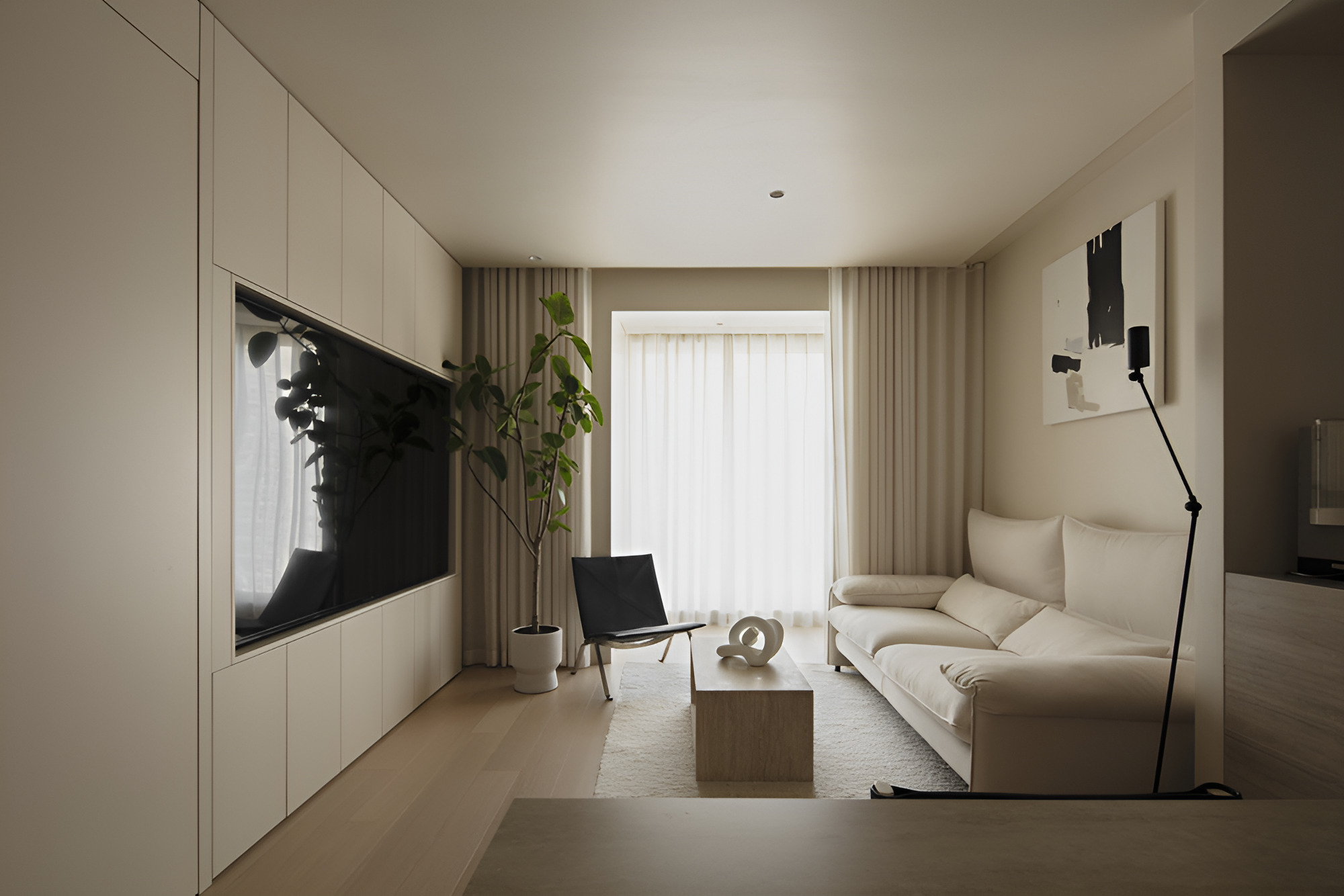 极简通透一居室丨中国北京丨NOTHING DESIGN-0