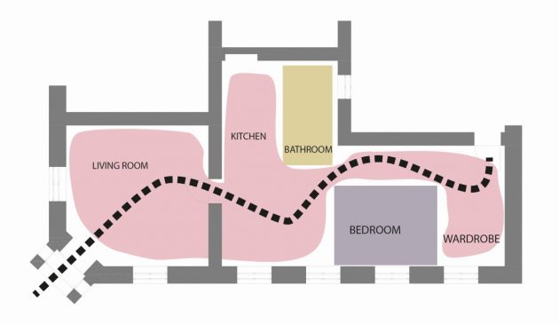 老卢布尔雅那建筑内新对比公寓室内设计丨斯洛文尼亚丨SADAR + VUGA建筑事务所-47