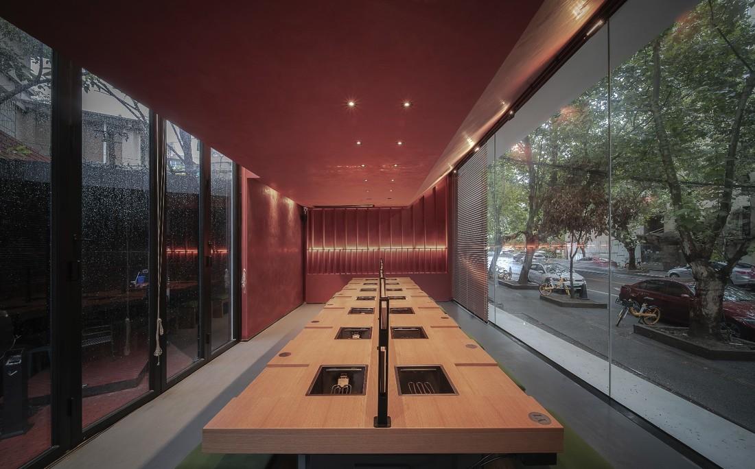 盒山肉铺 | 城市有机更新,一人食与多人食的精致空间设计-8