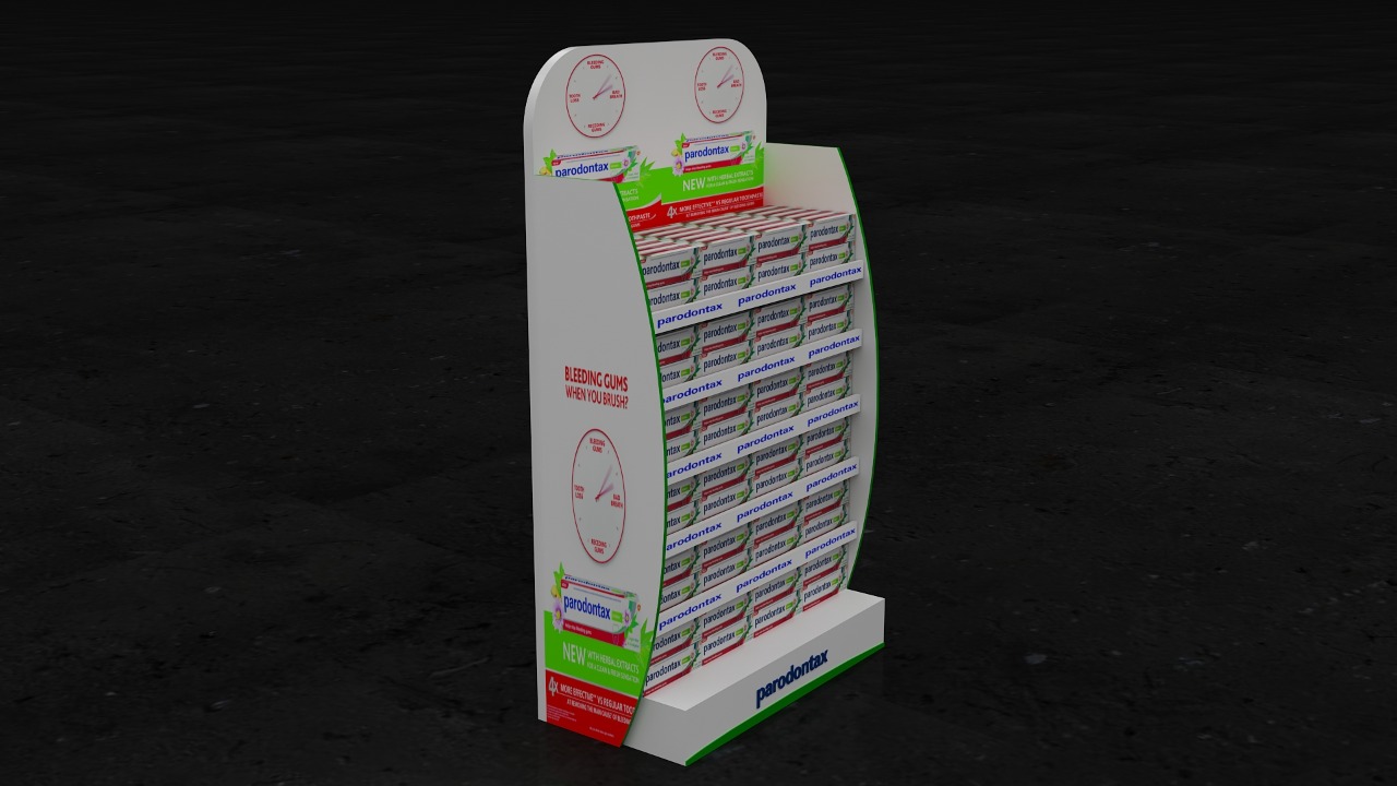Paradontax display stand 6 options-4