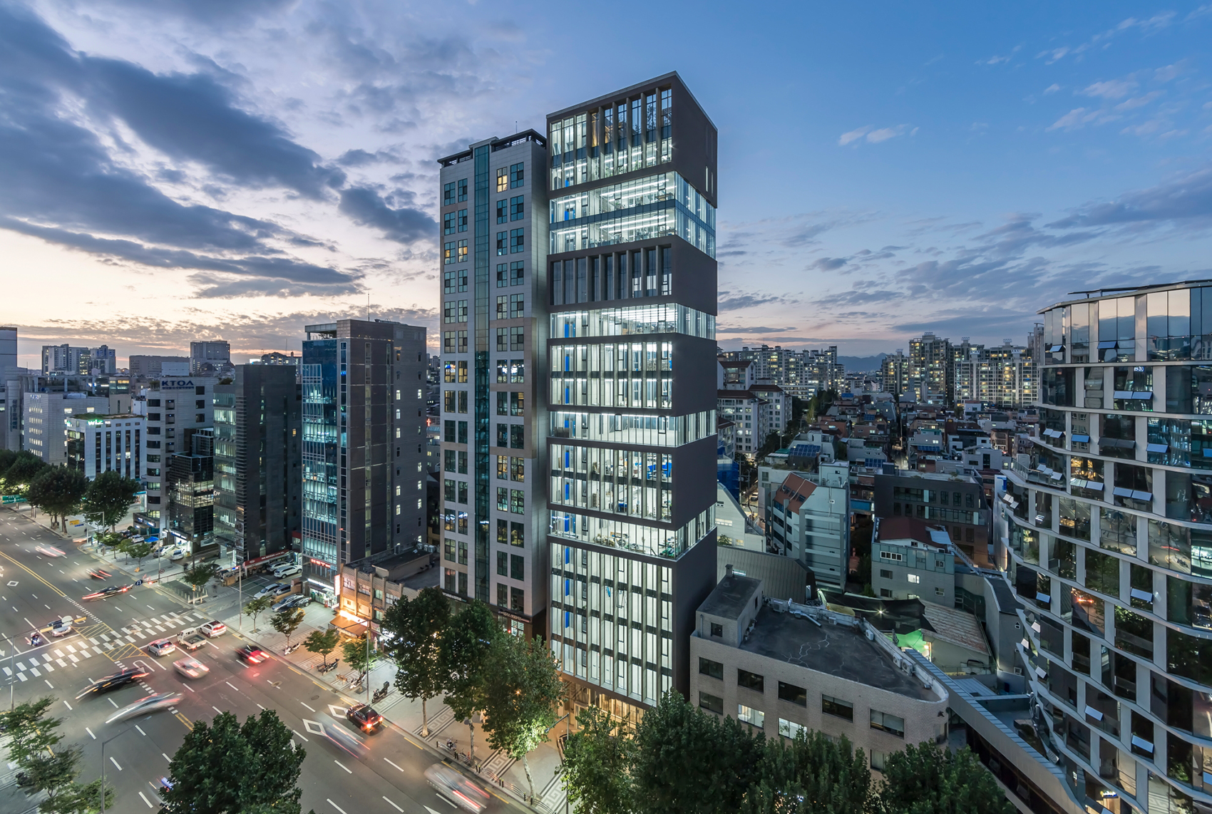 “竹塔”办公综合体丨韩国首尔丨UNSANGDONG Architects Cooperation-3