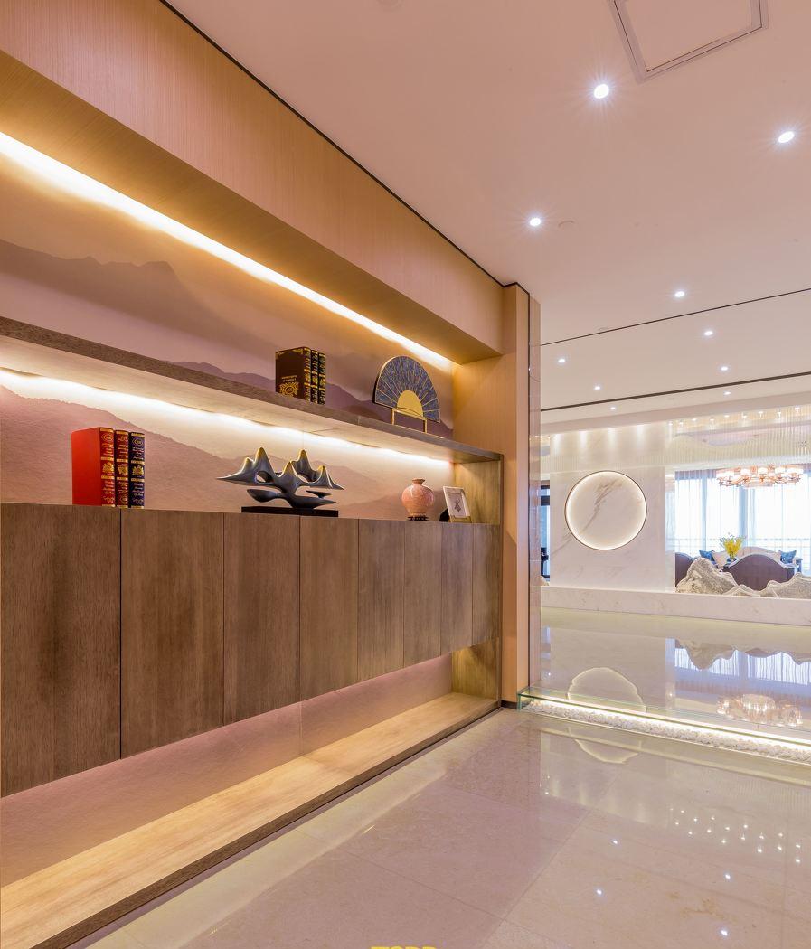 珠江江畔大平层“空”主题设计,尽显新中式儒雅大气-11