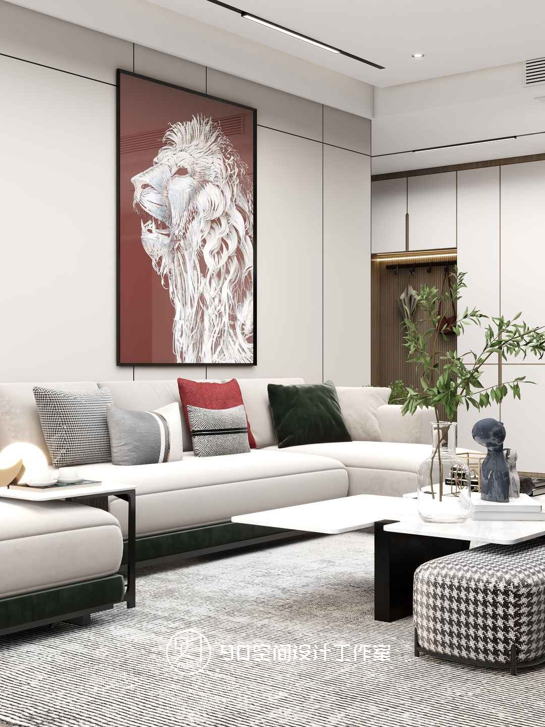 《爱家花苑》130 平方现代风格设计-11