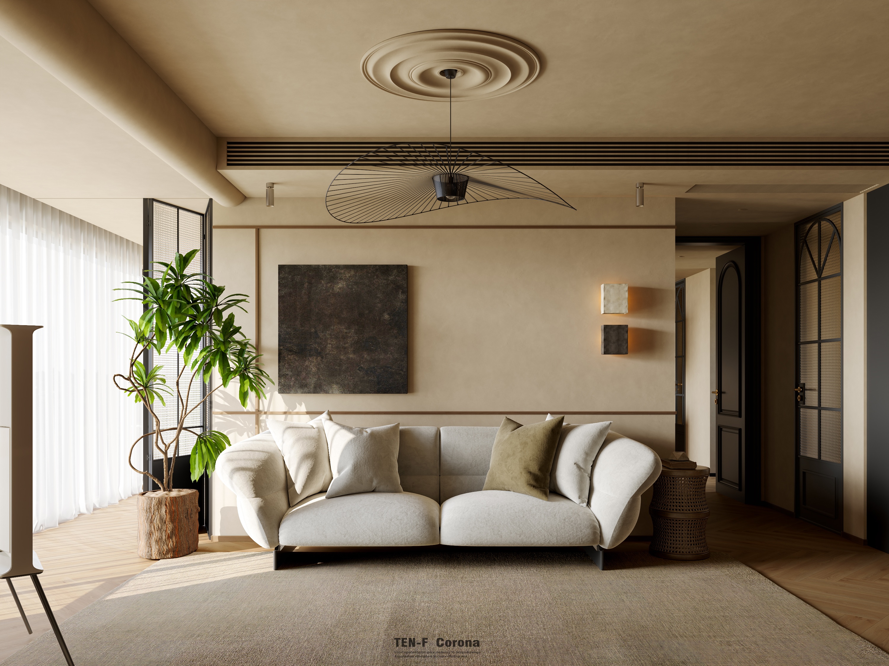 小户型中古风-2