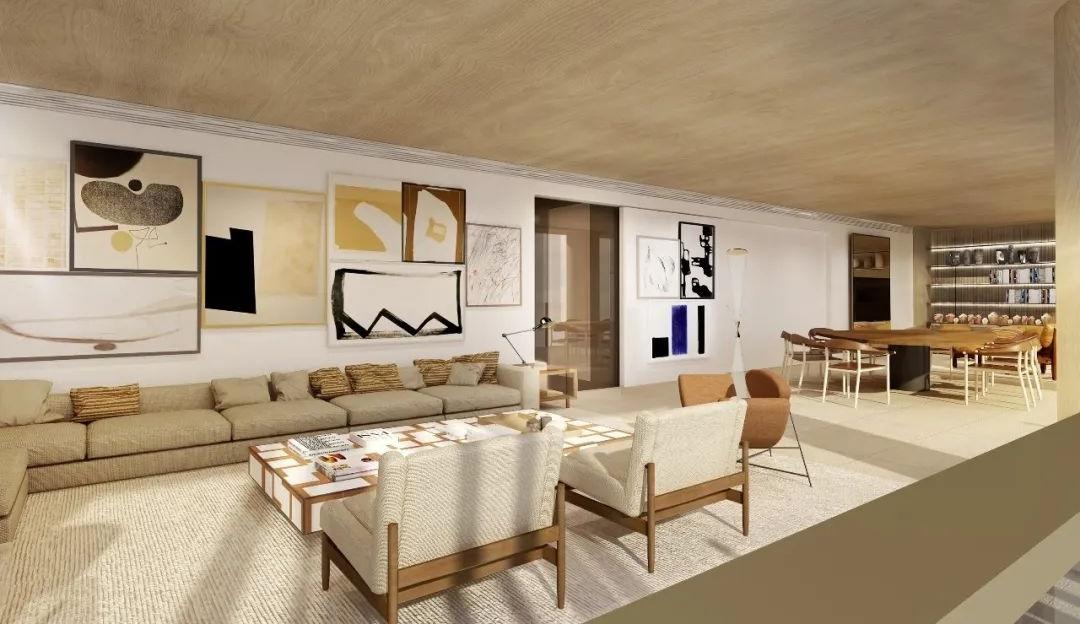 Arthur Casas Studio--一梯两户的平层公寓楼样板房公开-23