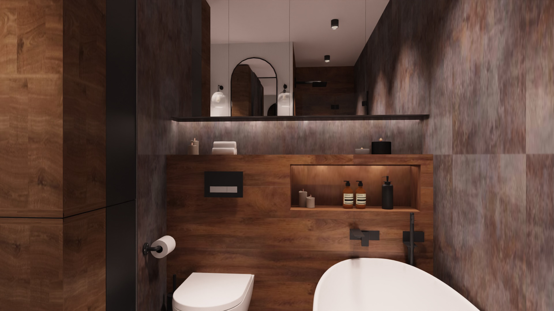 Interior design of 4 room apartment-10