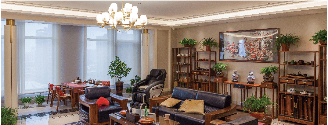 光影诗篇 | 新中式 400 平米大平层智能设计案例-2