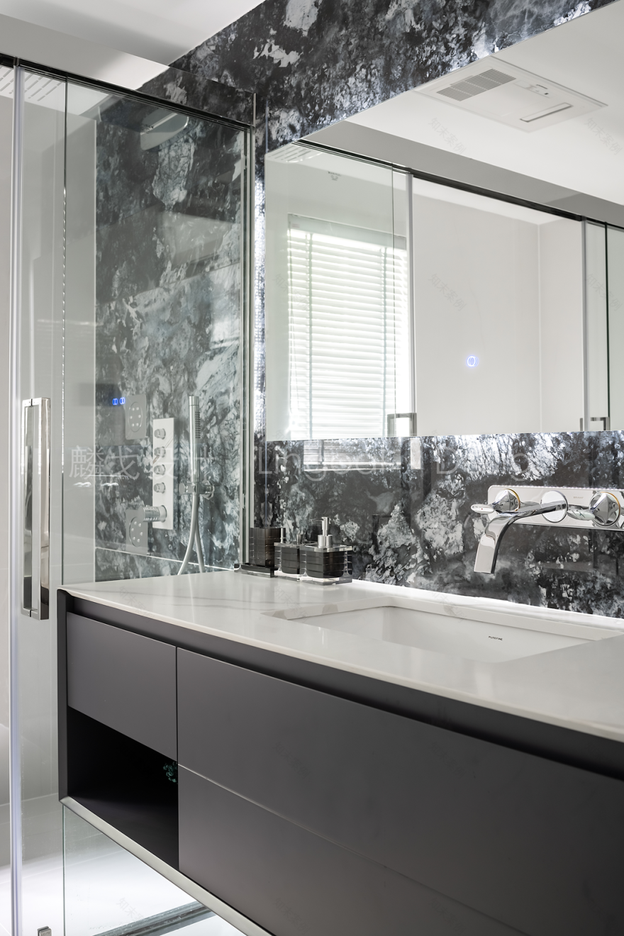 莫奈光色印象 · 现代艺术家居设计丨麟戈设计-62