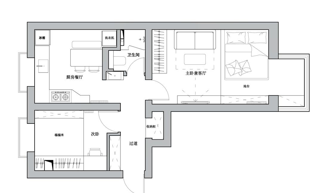 简约温馨三居改造-68